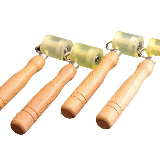 Professional quality seam solid roller PU flat roller wallpaper with bearing tools for construction