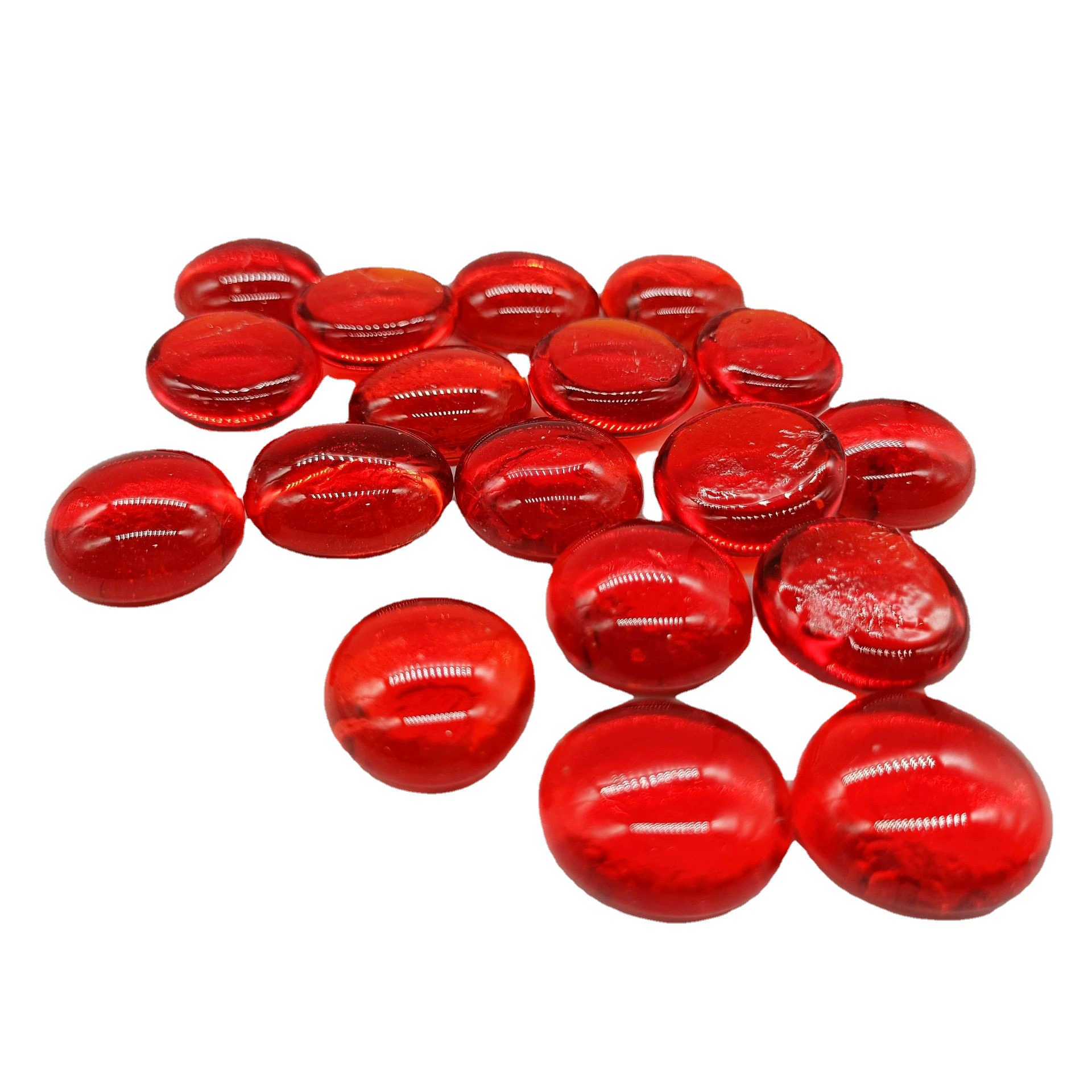 Оптовая Продажа с фабрики красный желтый синий зеленый стеклянные плоские бусины цветок сердце стеклянные плоские бусины красочные стеклянные плоские бусины для озеленения аквариума