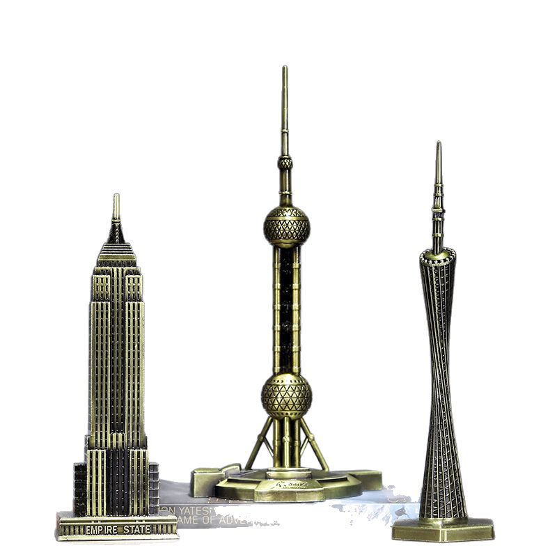 Decoración de la Torre Eiffel de París Artesanía romántica de metal de hierro forjado Sala de estar Dormitorio Sala de estudio Decoración de escritorio