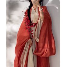 汉服女直裾魏晋风清冷霸气显瘦民族演出舞蹈马山楚墓古装改良古风