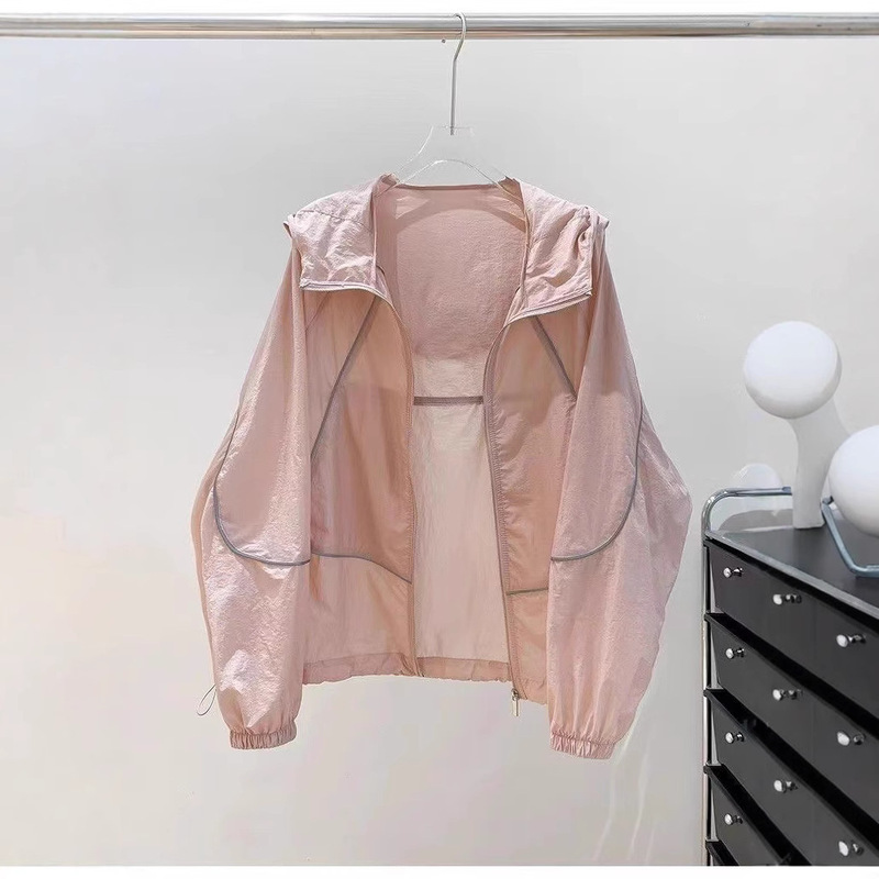 Breathable Sun Protection Clothing for Women Summer Thin Jacket 2025 New Loose and Versatile Sun Protection Clothing Air Conditioning Cardigan Jacket