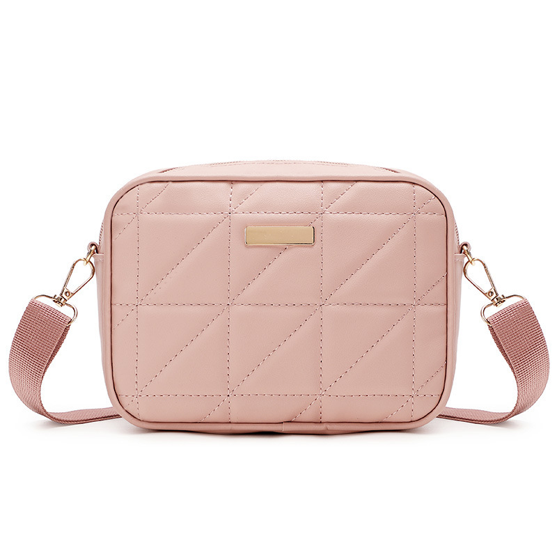 Bolsa de mujer inclinada, nueva moda coreana, bolso de cámara, bolso de hombro de mujer, bolso de diamante inclinado image 9