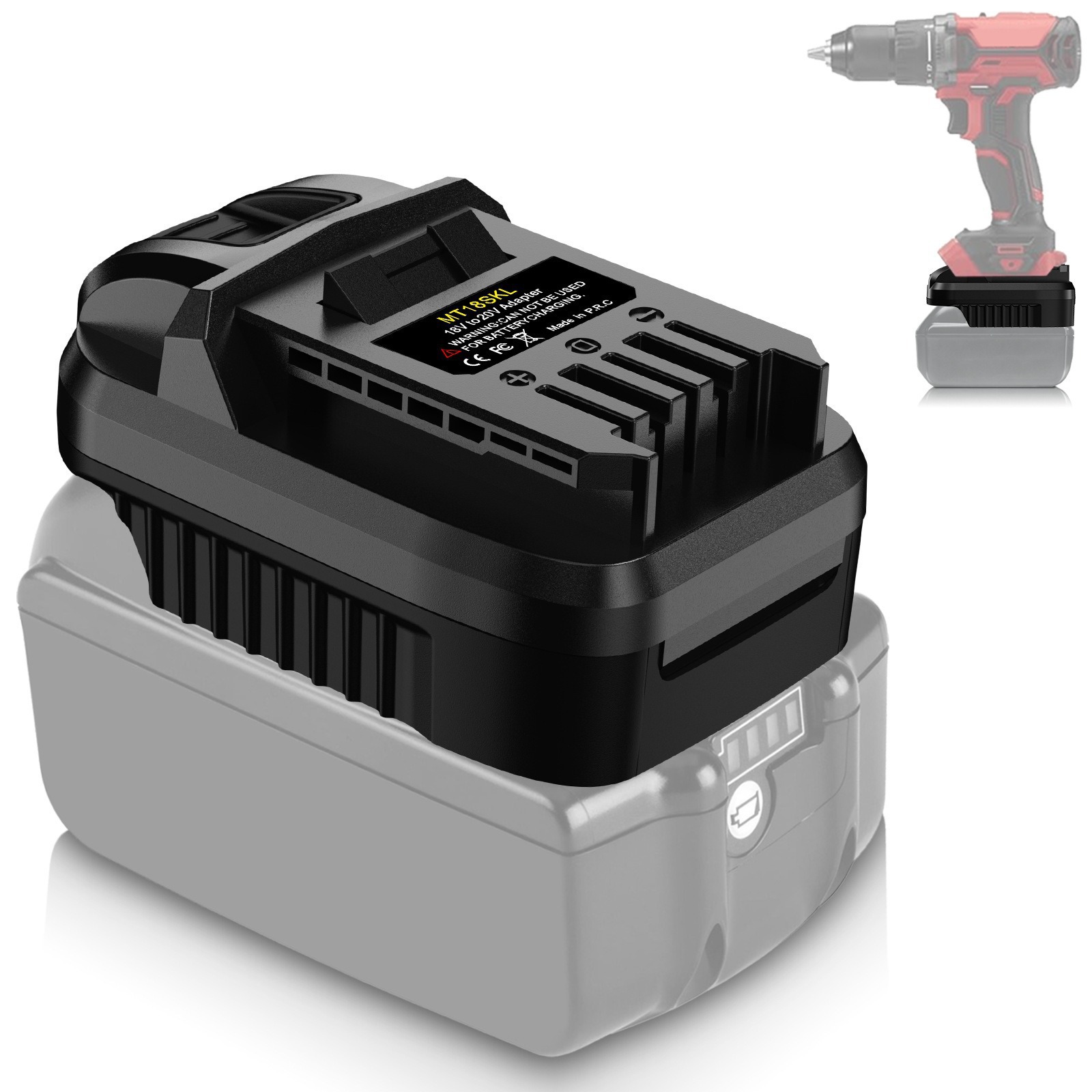 Adaptador de batería de cabello directo del fabricante es compatible con Dewei Mutian MiWatch 100 convertidores de baterías rotativas mutuas image 81