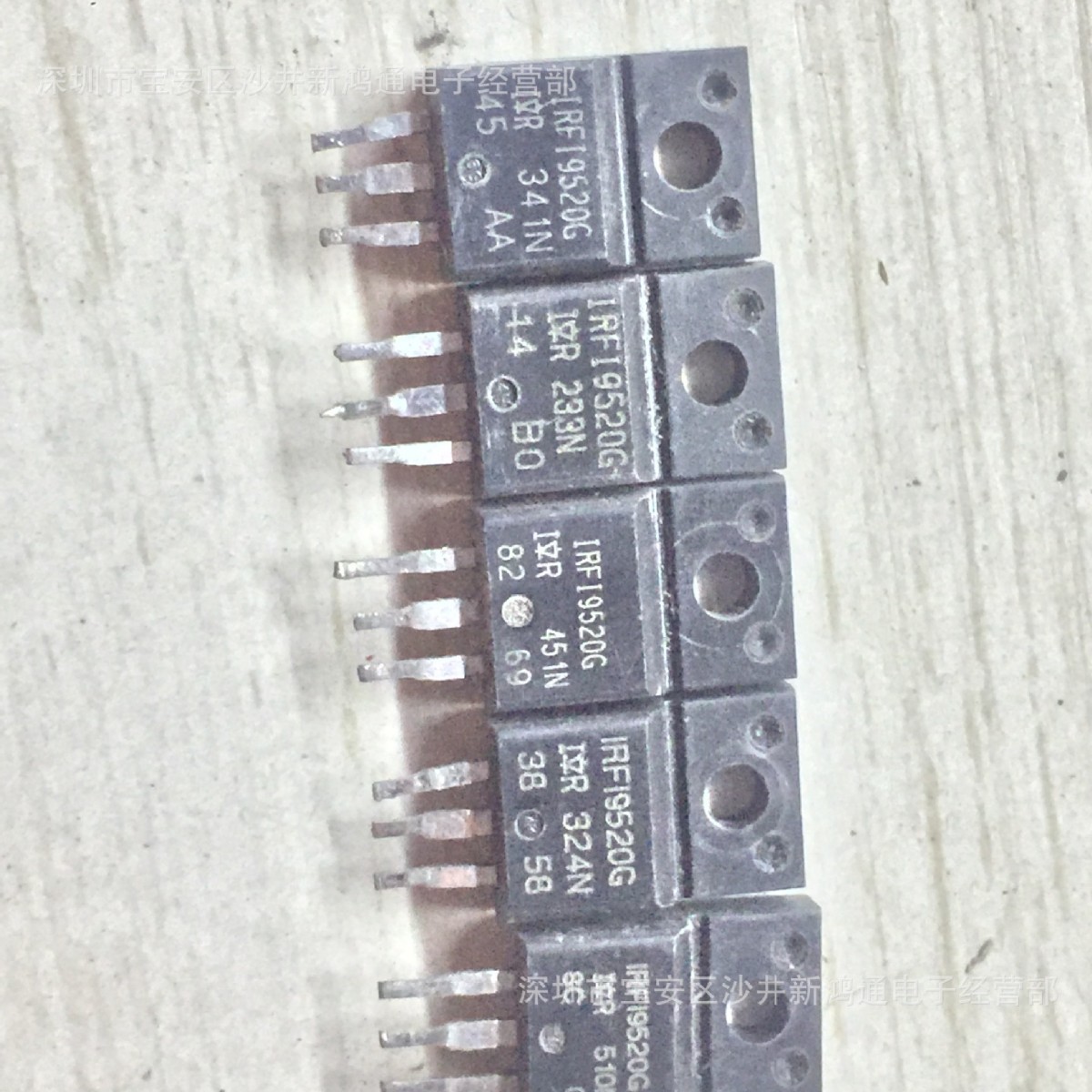 原装进口拆机 IRFI9520G IRF9520 场效应管MOS管  100V5.2A TO220