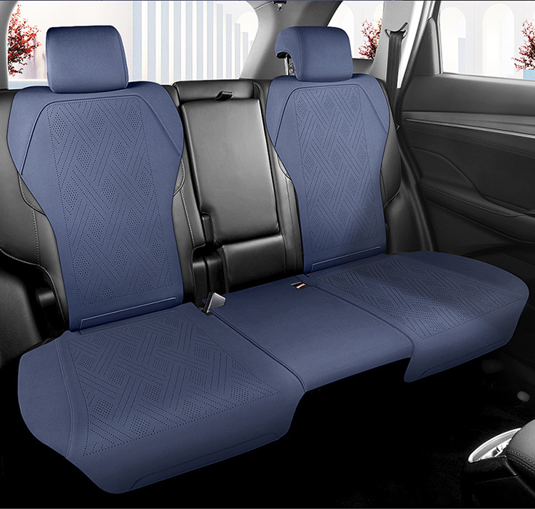 New second-generation Changan CS75Plus special seat cover suede seat cover breathable leather half-pack car seat cushion