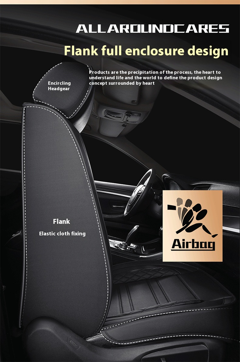 Foreign trade car seat cushion factory direct all-inclusive full leather small diamond four seasons general car seat cushion