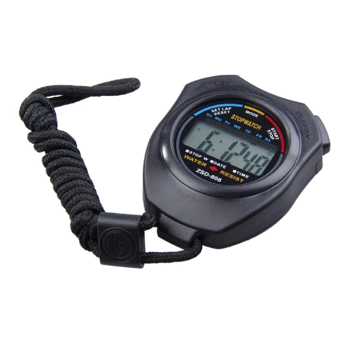 808 Stopwatch Timer Two Running Watch Referee Sports Fitness Equipment Digital Watch Waterproof Digital Stopwatch