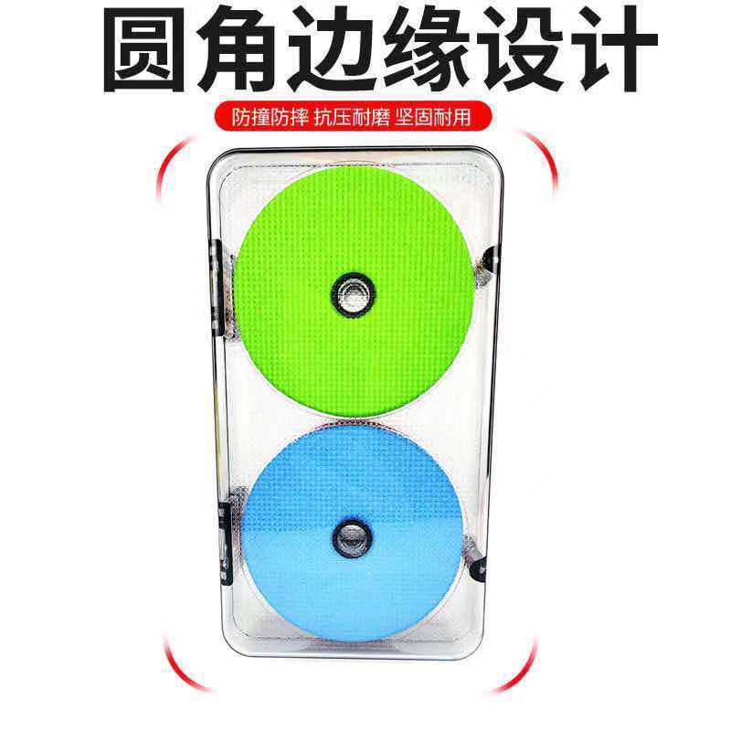 Caja de alambre grande bobina de pescado grande bobina de doble capa de 10cm caja de alambre de espuma eje de alambre de pescado azul caja de grupo de comercio exterior