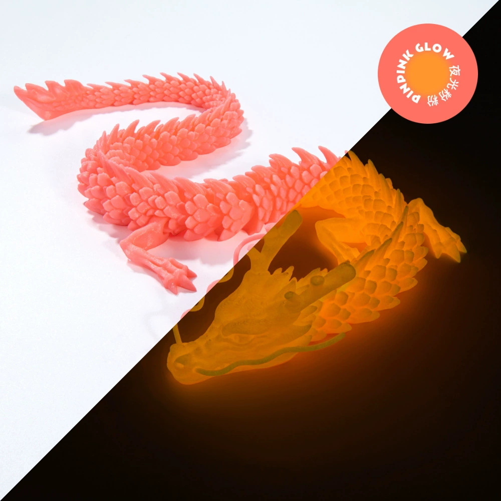 Dragón de impresión 3D transfronteriza dragón chino dragón de luz nocturna dragón giratorio juguetes para niños decoraciones de regalo juguetes de impresión 3D