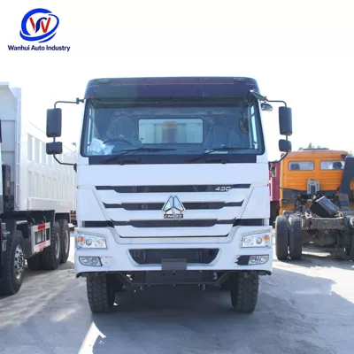 Export to Africa: Howo Dump Truck, 430 Horsepower, 8X4, Front Four-Wheel Drive, Heavy-Duty Engineering Vehicle for Earthwork Transport (Yük maşınları)