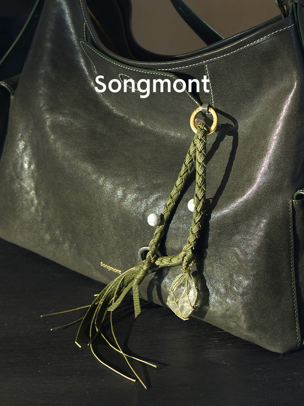 【文淇同款】Songmont山下有松愈心石水晶手工编织包包挂件配饰|undefined