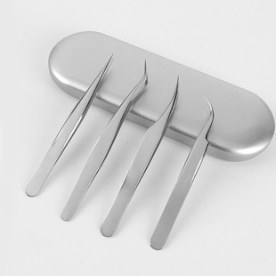 High Precision Eyelash Grafting Clip Eyelash Tweezers Stainless Steel Eyelash Curler Squeeze Pox Dolphin Clip Eyelash Grafting Clip