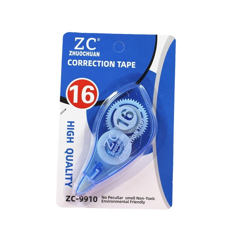 Cinta de corrección de gran capacidad para estudiantes de primaria Cinta de corrección de película transparente coreana Cinta de corrección de papelería de oficina para estudiantes de secundaria