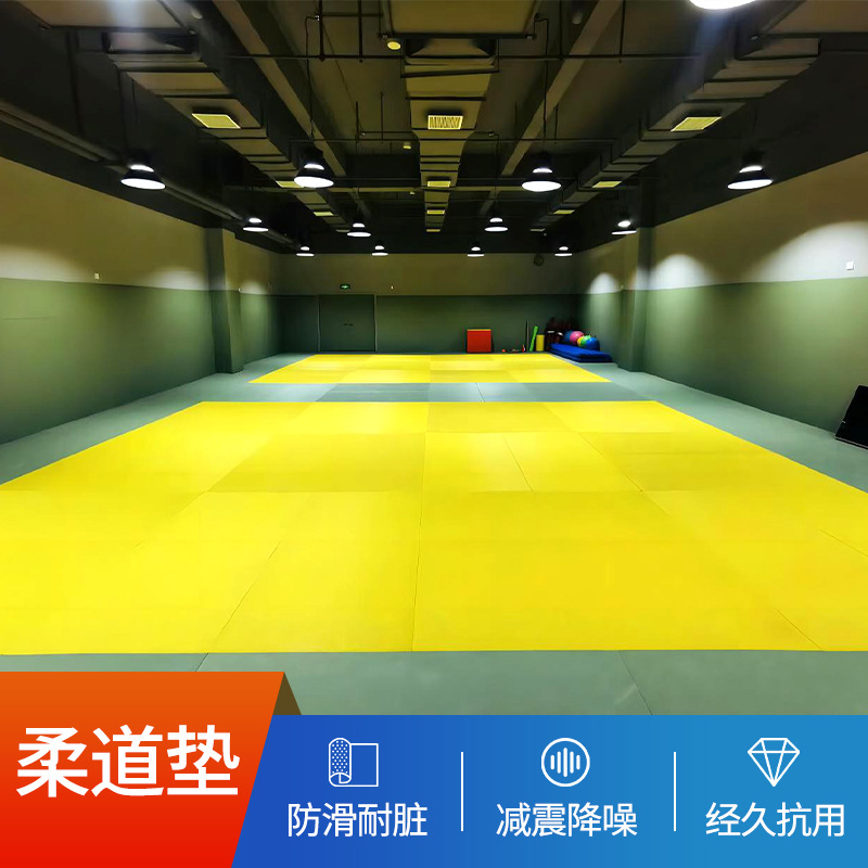 Professional Competition Training Judo Mat Tatami Sanda Wrestling Fighting Fighting Compression Sponge Anti-Slip Mat Shock Absorption