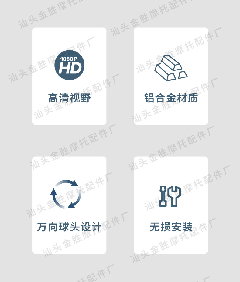 Motorcycle Modified Cnc Shuriken Handlebar Mirror Suitable for 22mm Handlebars, Universal Reversing Mirror, Anti-Glare Reflector