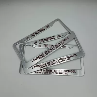 License plate holder/license plate holder Alloy License Plate Frame, Silver
