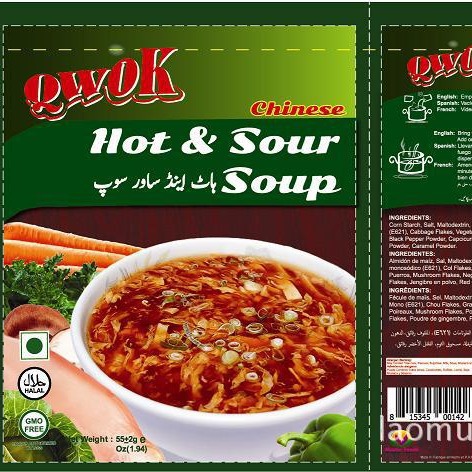 供应出口型袋装酸辣汤粉 hot&sour soup