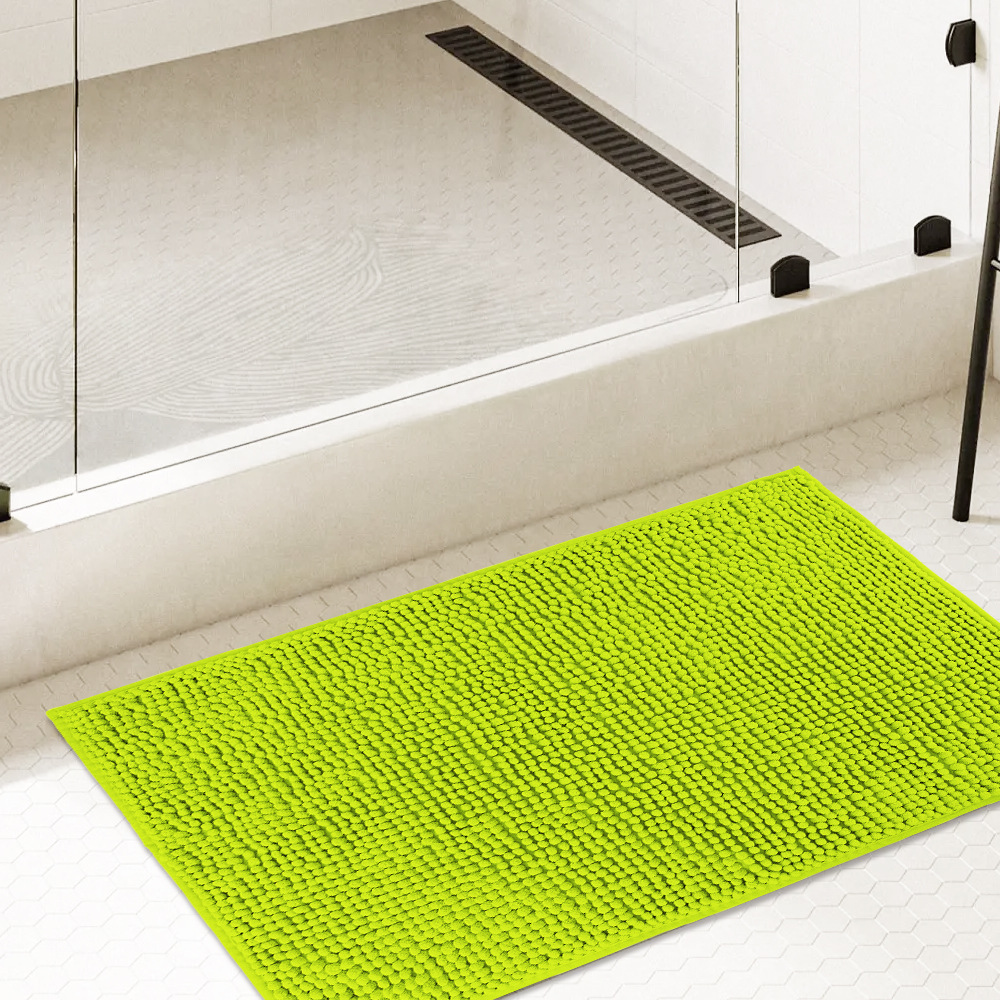 45*70 chenille piso Mat hogar Baño absorbente Mat puerta Mat transfronteriza Venta caliente Hotel Puerta Mat puerta pie