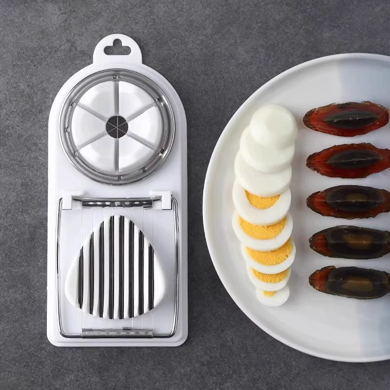Stainless steel egg cutter refueling kitchen multi-functional egg cutter egg cutter egg slicer