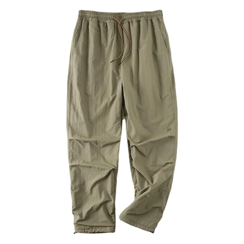 Потрясающие брюки! Толстый и теплый! Горный открытый спецодежды Нейлон Брюки Модные свободные спортивные шнурок повседневные брюки
