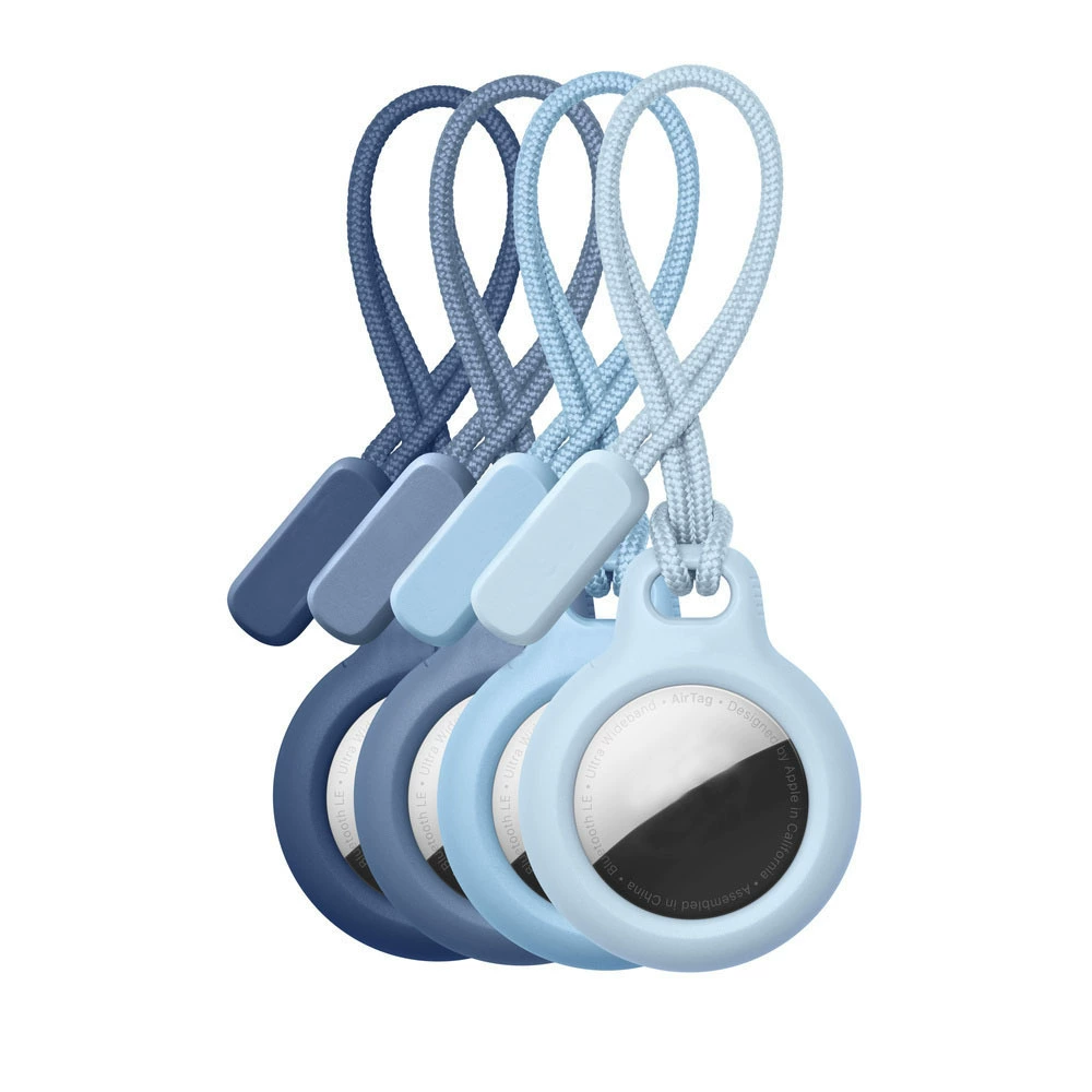 Подходит для Apple Anti-lost Device Защитная крышка Вращающаяся Пряжка Пластиковый брелок для ПК Нейлоновый ремешок Airtag Защитная оболочка