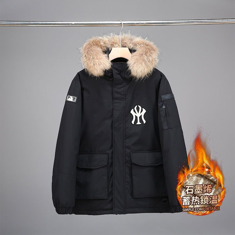 【外贸跨境】加厚棉服男款冬季棉服新款宽松连帽抗寒保暖款