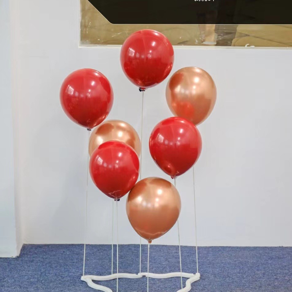 Soporte de globo Accesorios de decoración de cumpleaños Diseño de escena Base de columna Soporte de globo de guía de aire