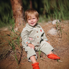 26秋季新品婴幼童长袖连体衣宝宝灯芯绒哈衣婴儿长袖保暖连体爬服