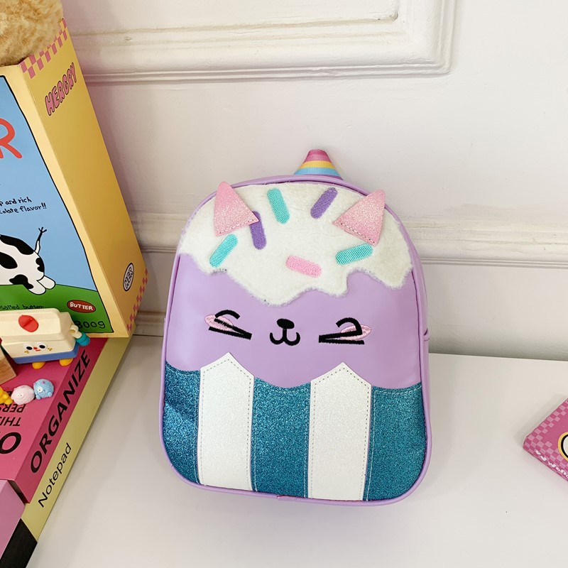 Caricatura lindo panda gigante mochila para niños y niñas, mochila para bebés de jardín de infantes, nueva mochila para niños de nubes de color