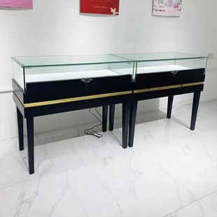 Jewelry Display Cabinet Jewelry Jewelry Jade Jade Watch Display Cabinet Glasses Exhibition Hall Glass Counter Display Cabinet