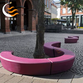 排椅、等候椅;景观雕塑;花箱