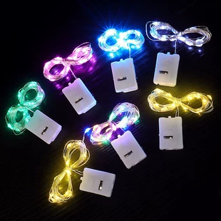 LED-гирлянда на медной проволоке 3 режима для декора