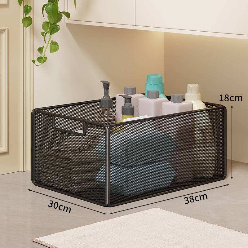 Carrito Cesta para Ropa Sucia de Hierro, Móvil, para Baño