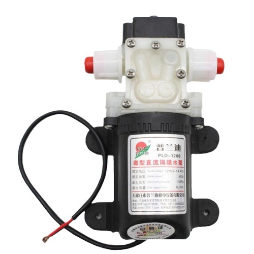 Prandi 1206 45W Return-Flow Diaphragm Pump, Electric Spray Water Pump, 12V Pressure Switch Pump, Self-Priming Pump