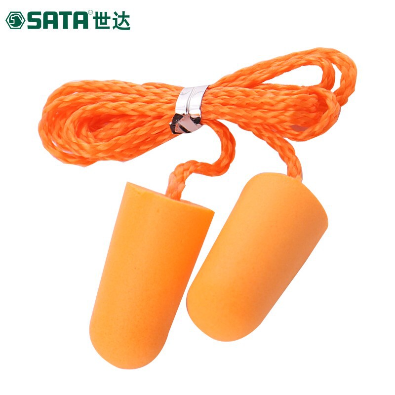 Sata Fh0302 Bullet Type Wired Earplugs Noise Reduction Sleep Learning Earplugs
