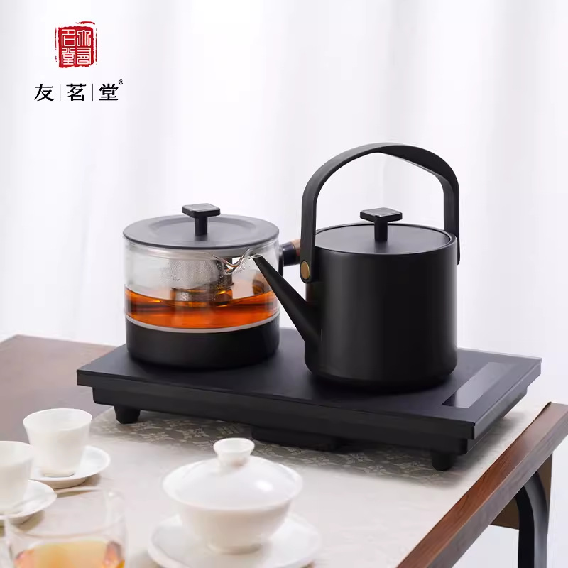 友茗堂全自動底部上水燒水壺茶台一體恆溫電熱水壺泡茶專用煮茶器