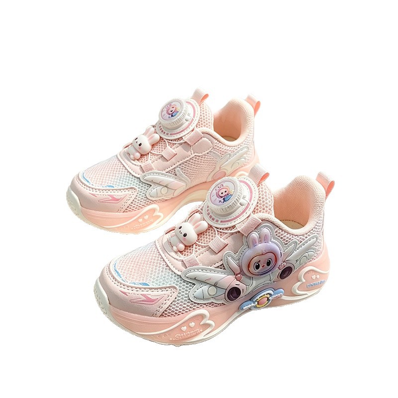 27-32 Tamaño pequeño oso doble red zapatos deportivos de primavera para niños zapatos de carreras de niñas rabubu
