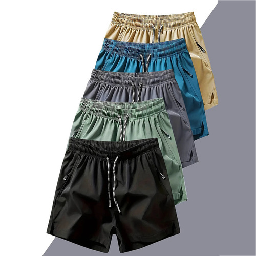 Summer training shorts loose basketball pants EU size ice silk five-pointers men's casual sports exclusive edition