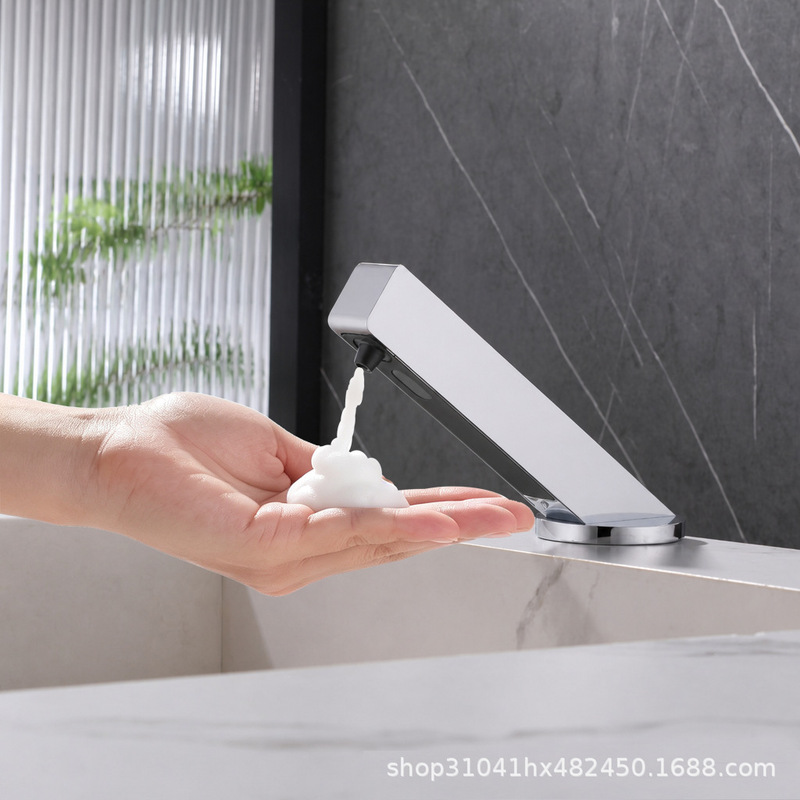 Countertop-mounted commercial hotel touchless foam soap dispenser