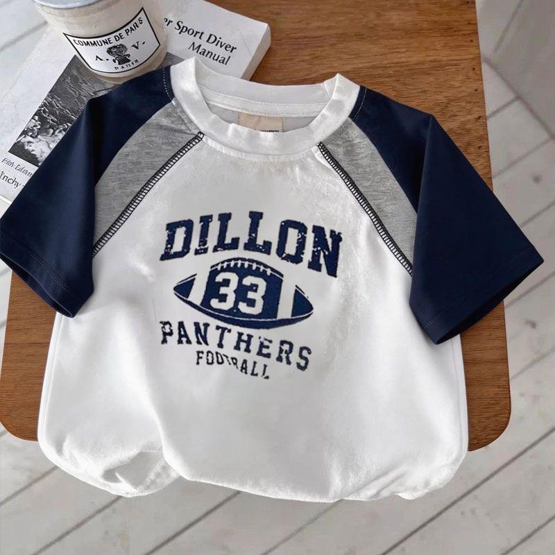 New Summer Pure Cotton Short-Sleeved Korean Style Digital Printed T-Shirts for Boys and Girls, Loose-Fitting Tops for Small and Medium-Sized Children, Trendy and Cool New Summer Pure Cotton Short-Sleeved Korean Style Digital Printed T-Shirts for Boys and Girls, Loose-Fitting Tops for Small and Medium-Sized Children, Trendy and Cool