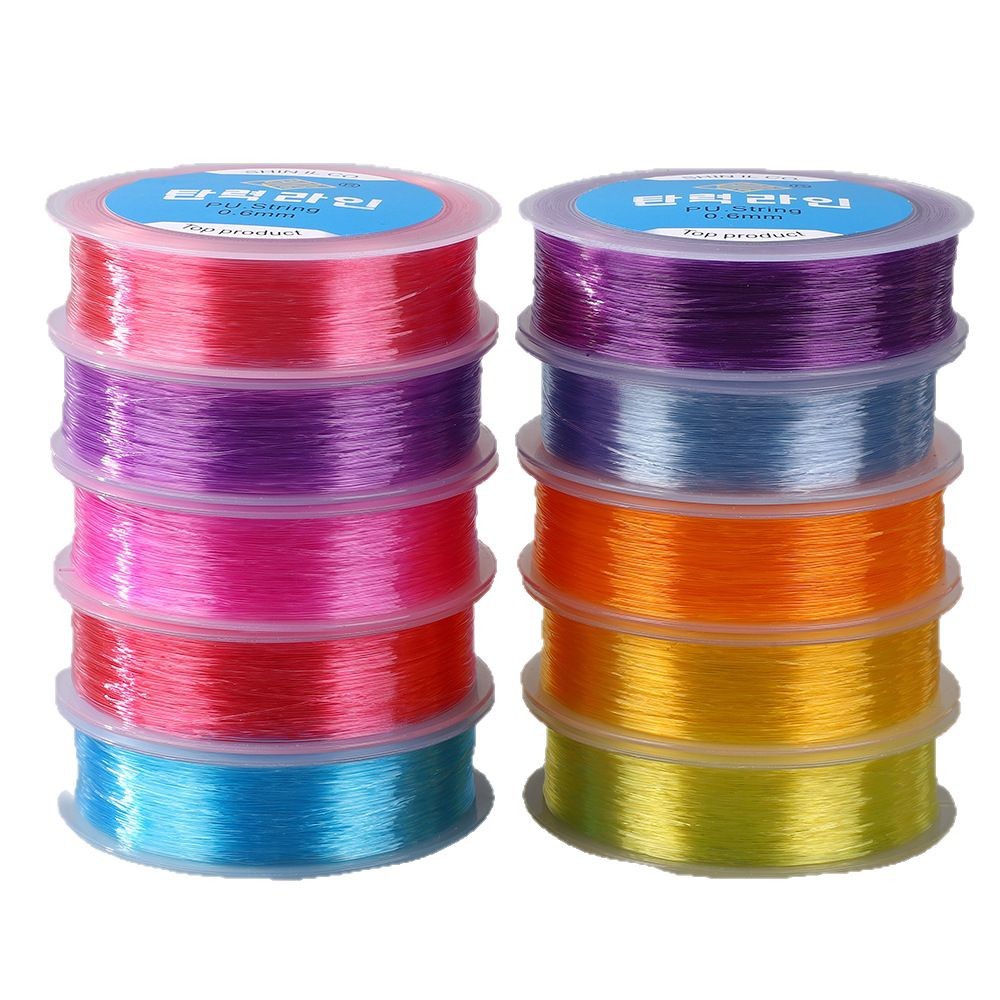 South Korea high quality Crystal stretch TPU handmade DIY color beaded wire jewelry crystal line jewelry accessories 5