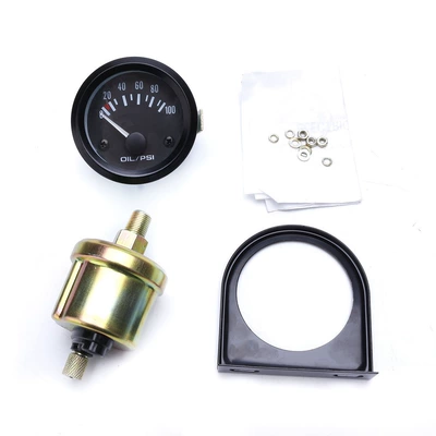 automobile instrument: Level, Water Temperature, Voltage, and Oil