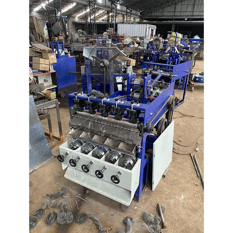 金属钢丝球制作机  厨房钢丝清洁球织网机 镀锌铁丝钢丝球机器