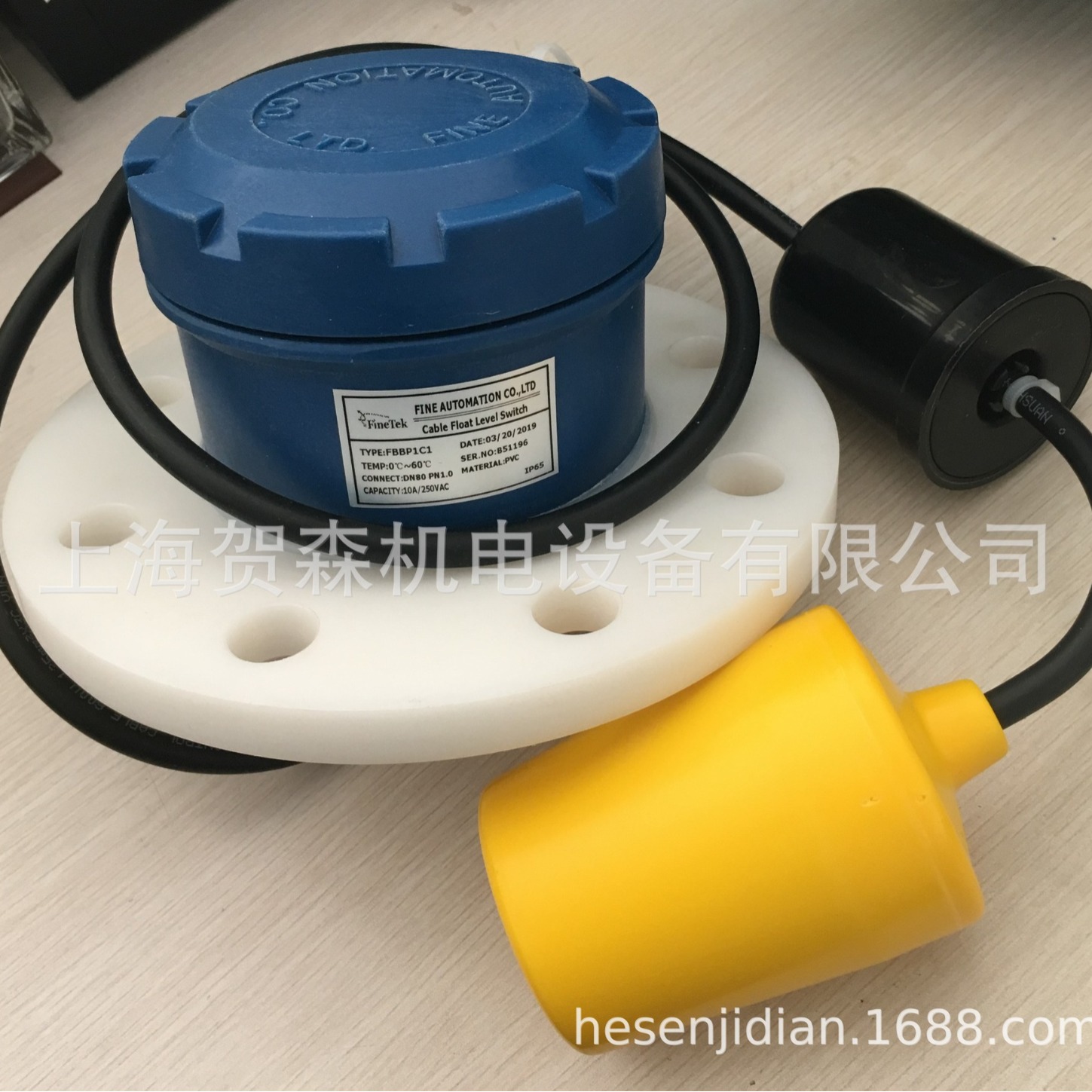 供应台湾Fine Automation电缆浮球液位开关FBBC3C3