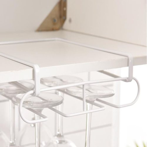 Creative home goblet rack wine glass rack nail-free red wine glass rack European style upside-down wine glass rack