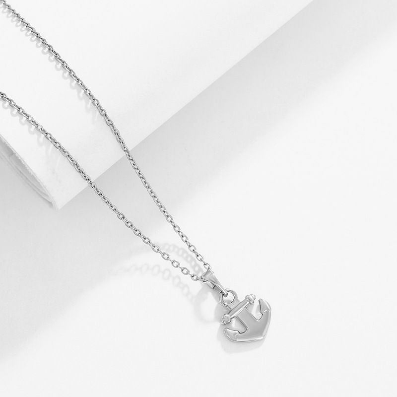 Xuing joyería transfronteriza Collar personalizado accesorios de la joyería de los hombres de la aleación Cruz Ancla Colgante de mujer al por mayor