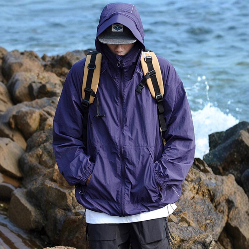 Ice Silk Quick-Drying New Upf50+ Sun Protection Clothing for Men, Summer Thin Anti-Uv Sun Protection Jacket for Men, Sunshade