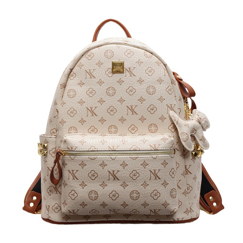 Colgante de gran tamaño beige