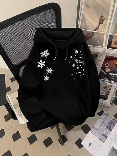 American trend hooded hooded hoodie for men and women spring and autumn high street simple loose top casual all-matching couples 'wear