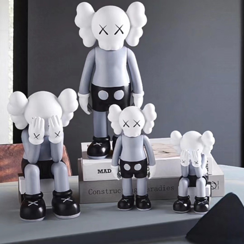Kawsゴマ街公仔客間高級贅沢ファッション暴力熊のテーブルの置物手でアニメの家庭プレゼントをします。|undefined